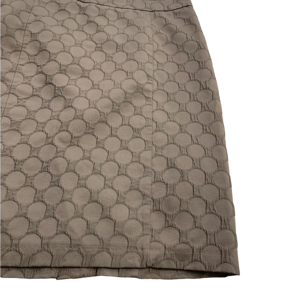 H&M | Gray Circle Print Skirt Size 12 Structured 23 Inch Length - Picture 7 of 13